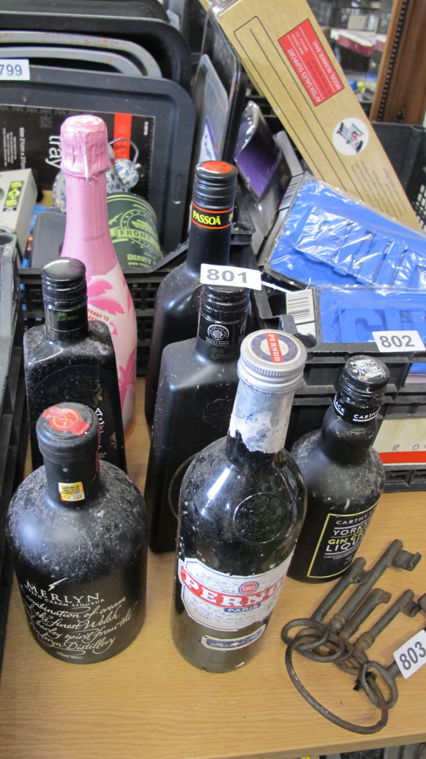 Lot 801: A quantity of alcohol