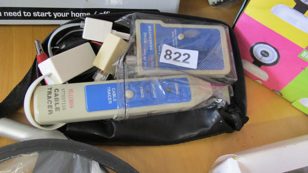 Lot 822: Telephone cabling equipment