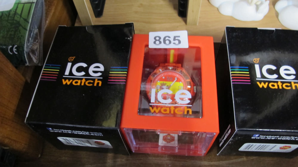 Lot 865:  large version ICE watch with Spanish theme that...