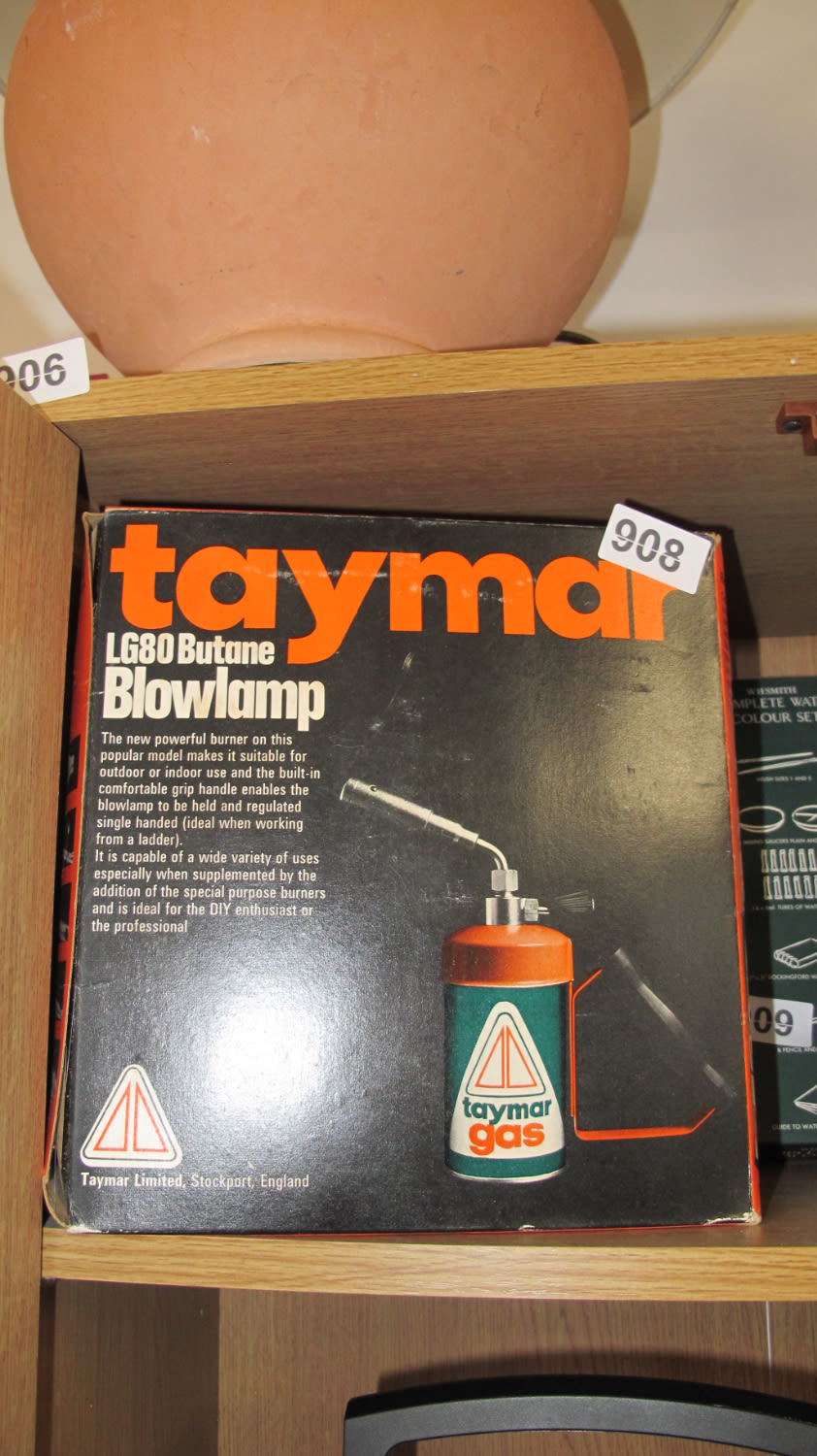 Lot 908: Taymar blow lamp