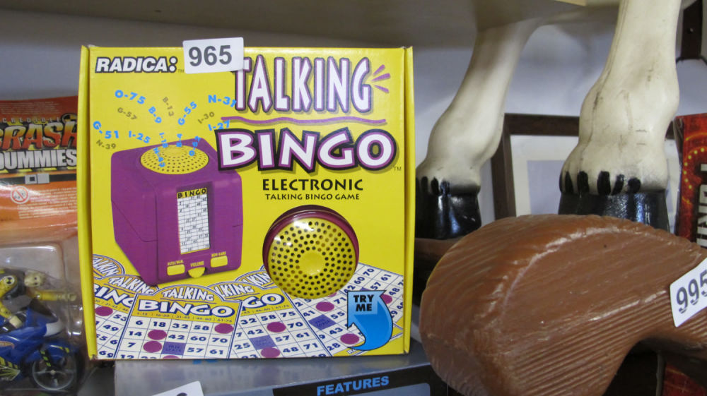 Lot 965: Talking electronic bingo