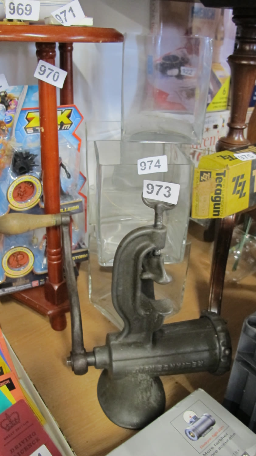 Lot 973: An old mincer