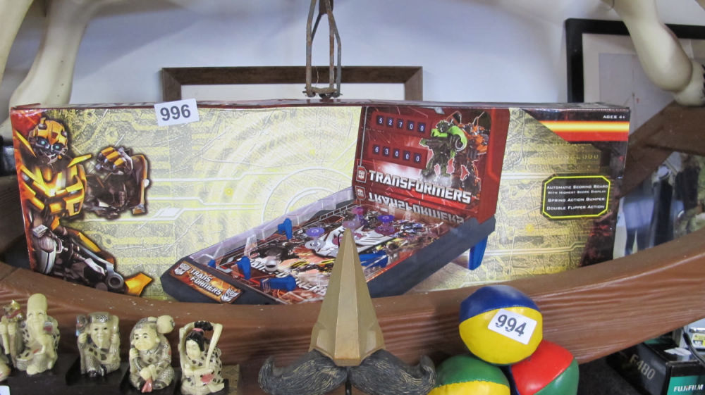 Lot 996: A Transformers pinball game