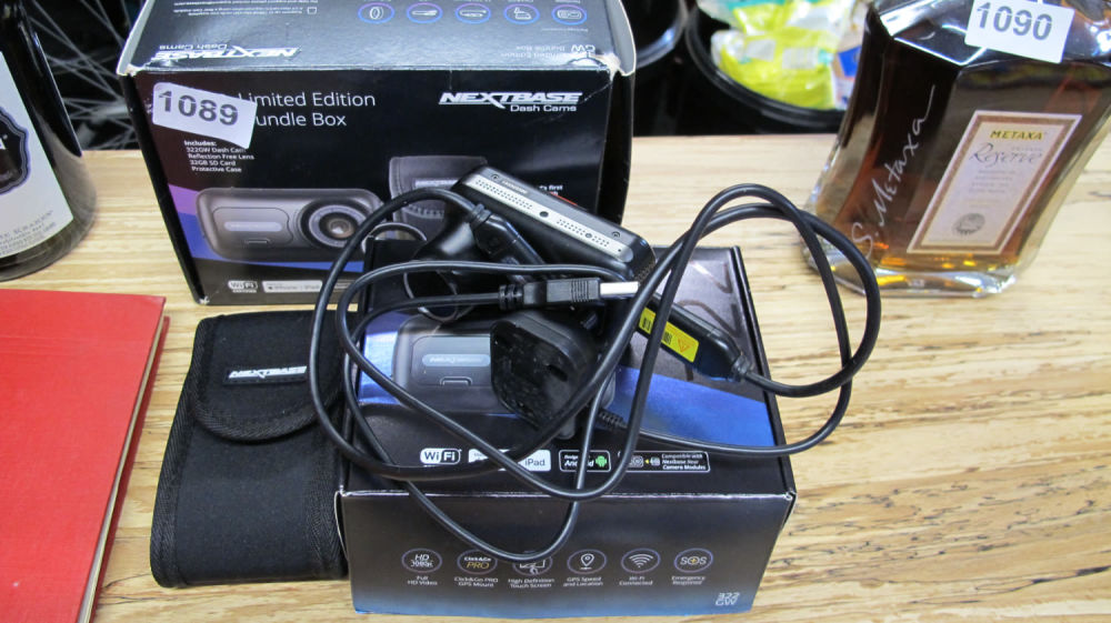 Lot 1089: Nextbase dash cams
