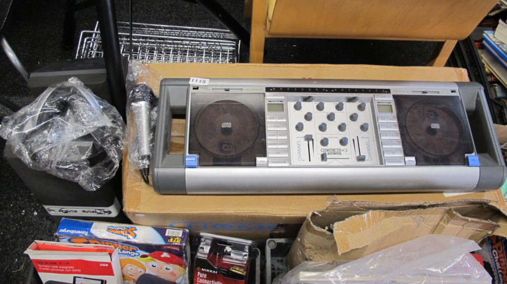 Lot 1115: DJ mixing deck