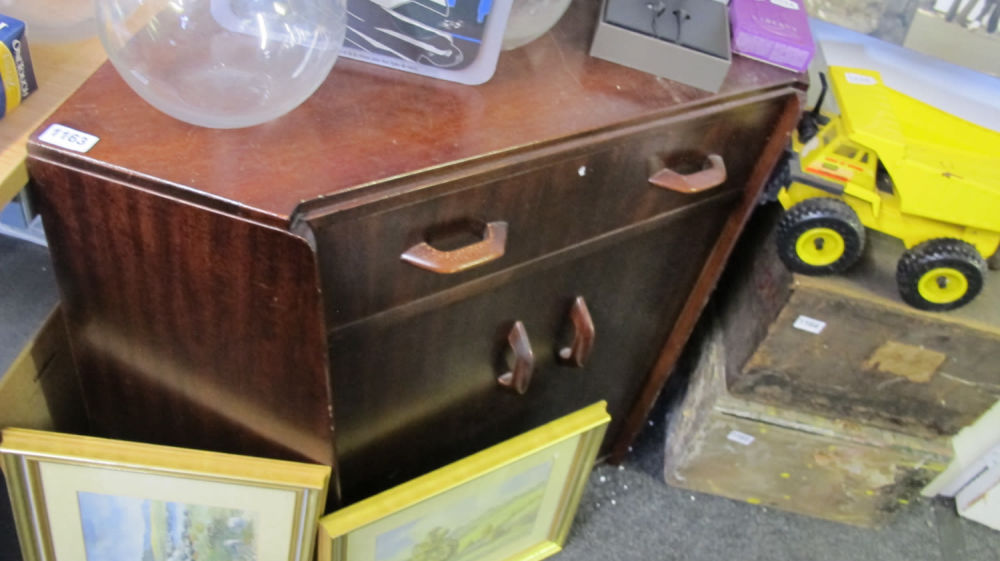 Lot 1163: Mid-century modern corner unit