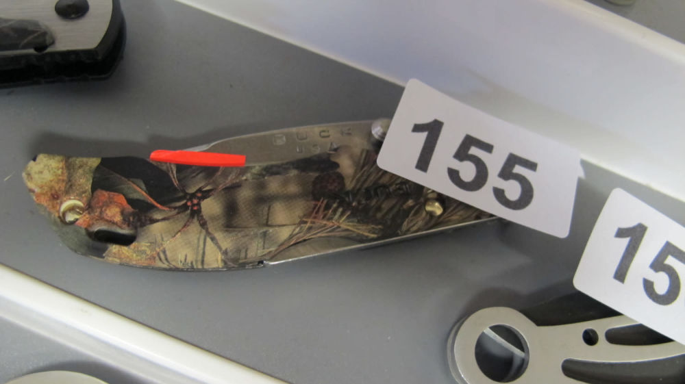 Lot 155: USA Buck pocket knife
