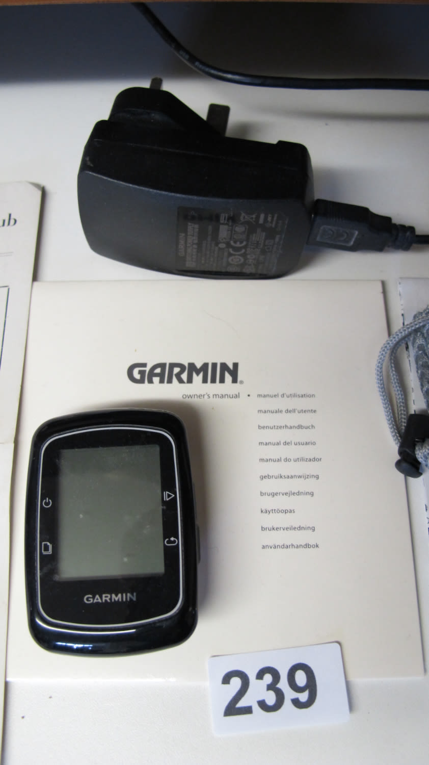 Lot 239: Garmin Edge cycling computer