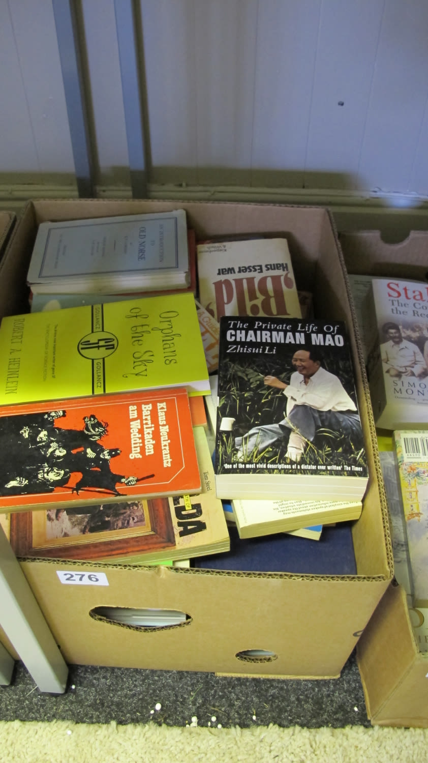 Lot 276: Box of books
