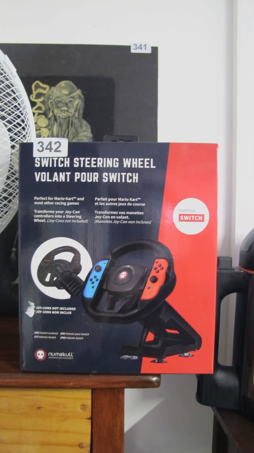 Lot 342: Nintendo Switch steering wheel