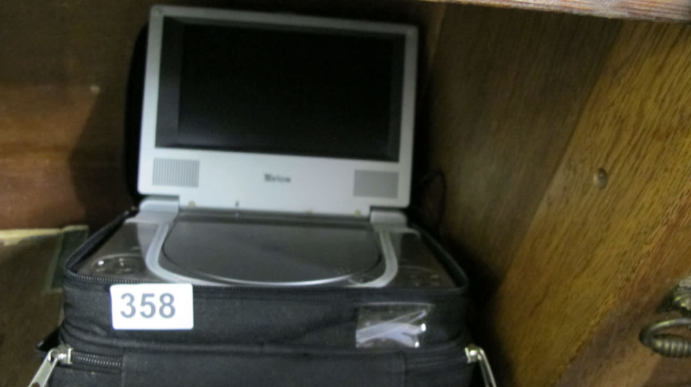 Lot 358: Portable DVD player