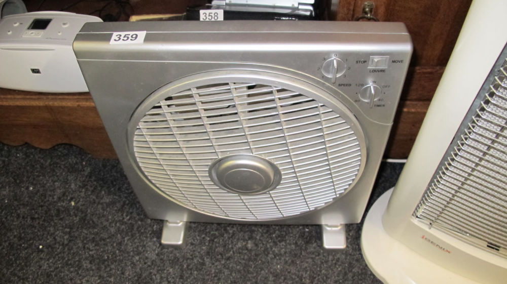 Lot 359: Large floor standing fan