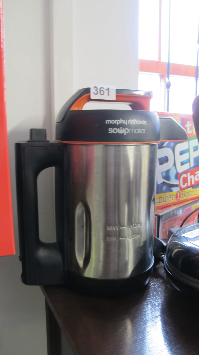 Lot 361: Morphy Richards Soup Maker
