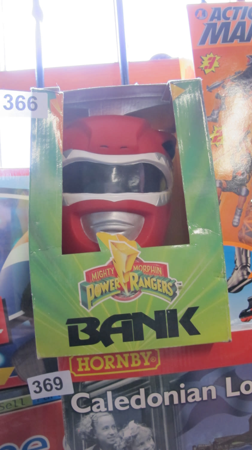 Lot 366: Brand new old stock Power Rangers Red Ranger...