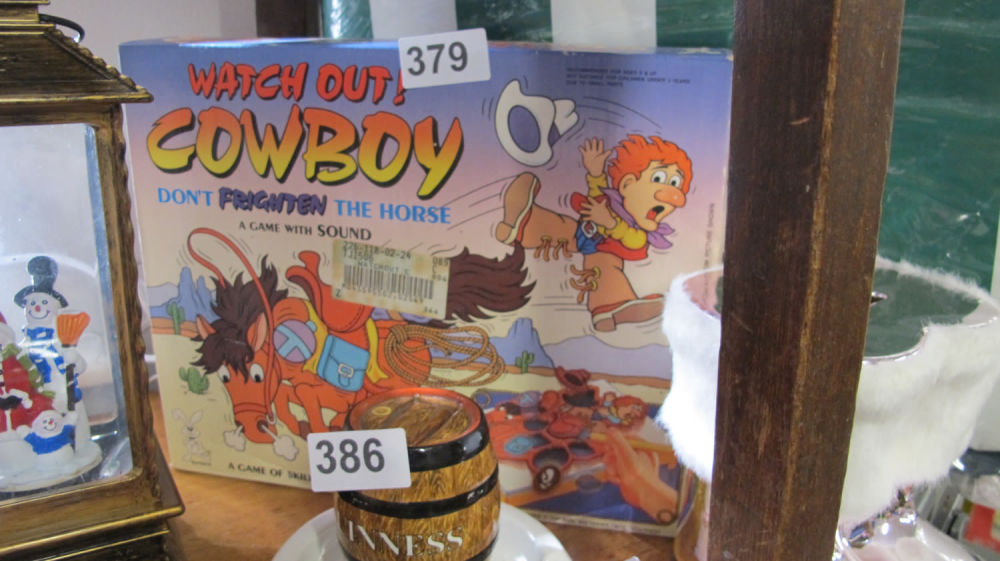 Lot 379: Brand new old stock Watch Out Cowboy game