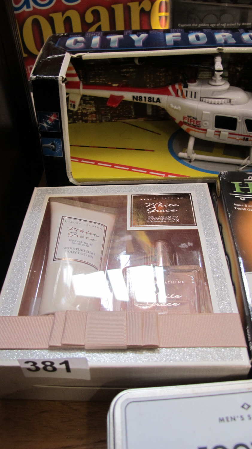 Lot 381: Brand new old stock White Grace gift set