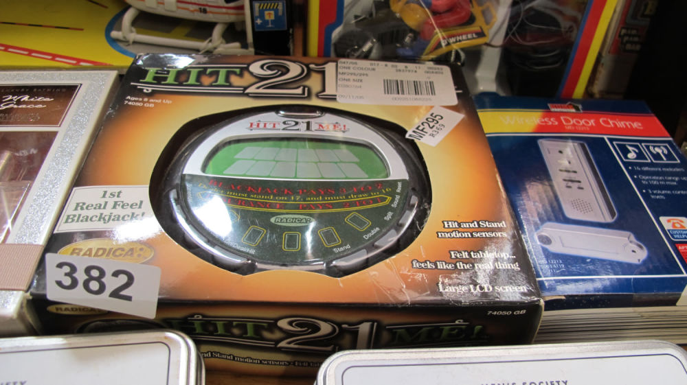 Lot 382: Brand new old stock blackjack game