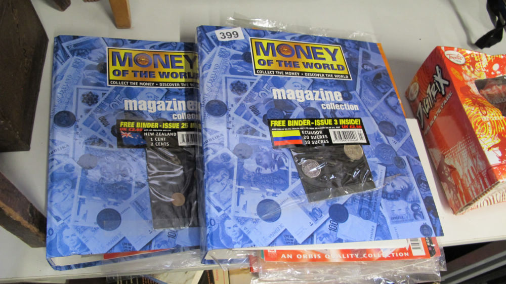 Lot 399: Vintage Money of the World magazines complete with...