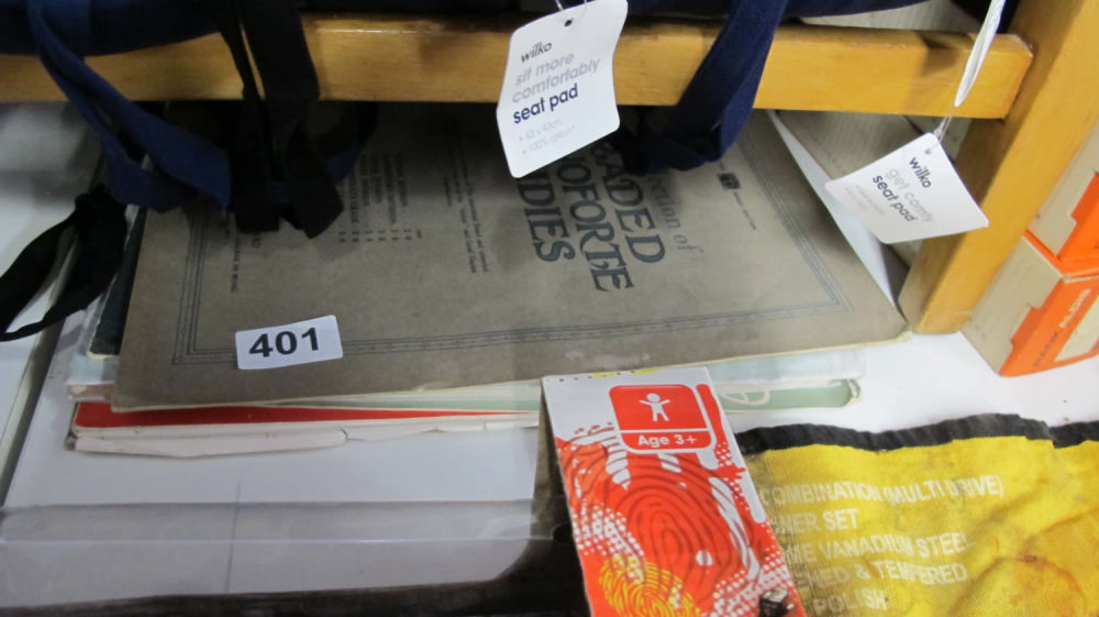 Lot 401: Sheet music