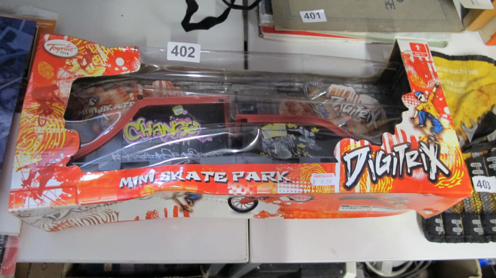 Lot 402: Brand new old stock Digitrix mini skate park