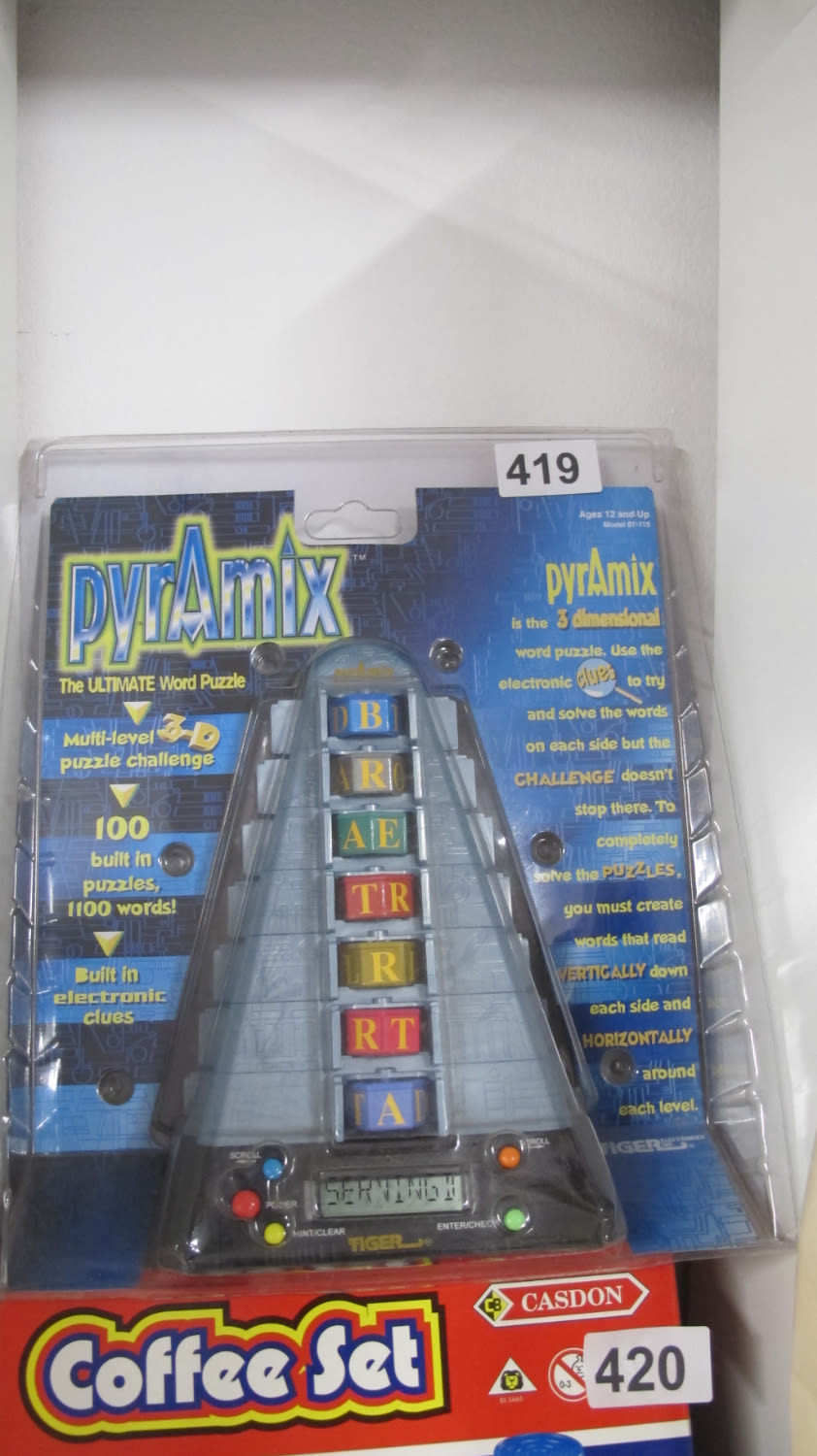 Lot 419: Brand new old stock Pyramix game