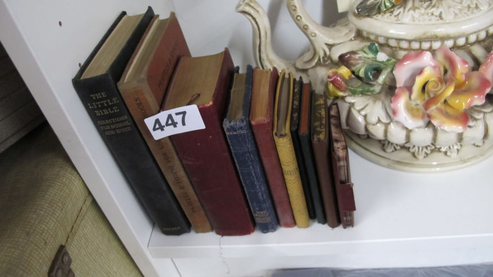 Lot 447: Collection of bibles etc