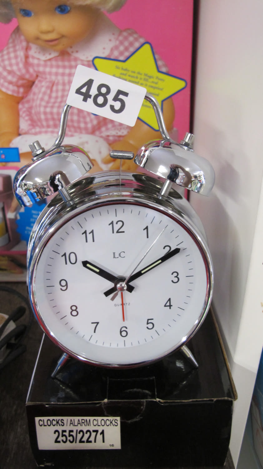 Lot 485: Brand new old stock alarm clock
