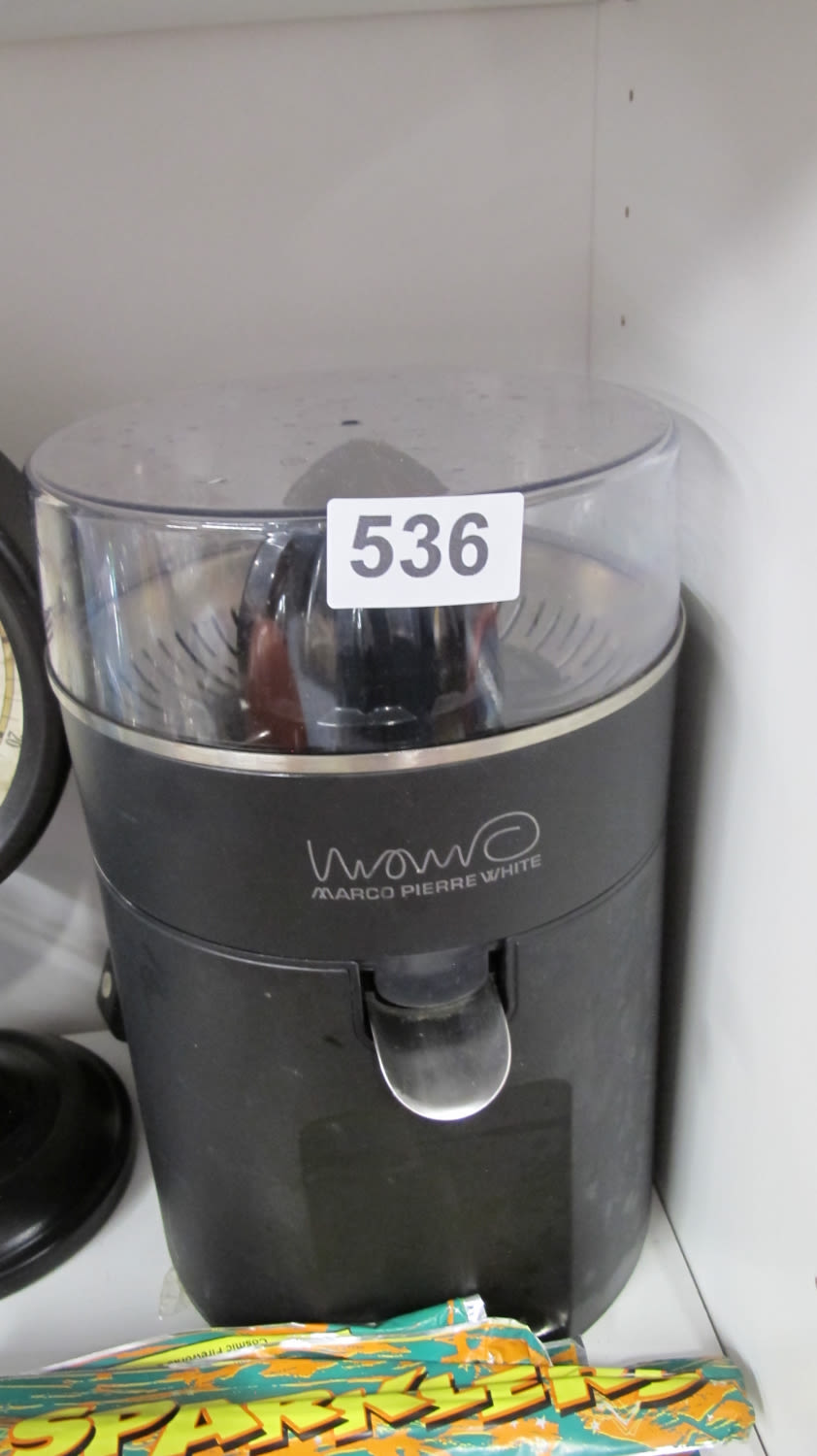 Lot 536: Marco Pierre White juicer