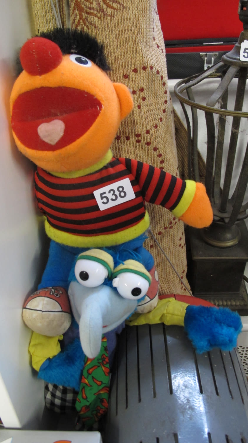 Lot 538: Sesame Street teddies