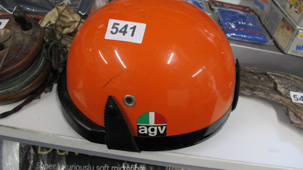 Lot 541: Vintage AGV scooter helmet