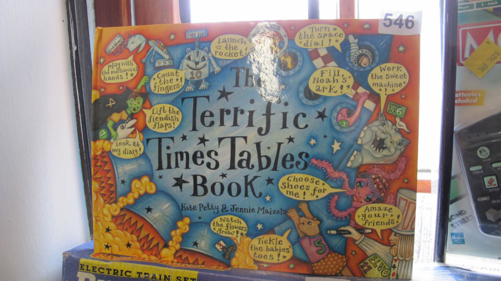 Lot 546: Brand new old stock Terrific Times Table book