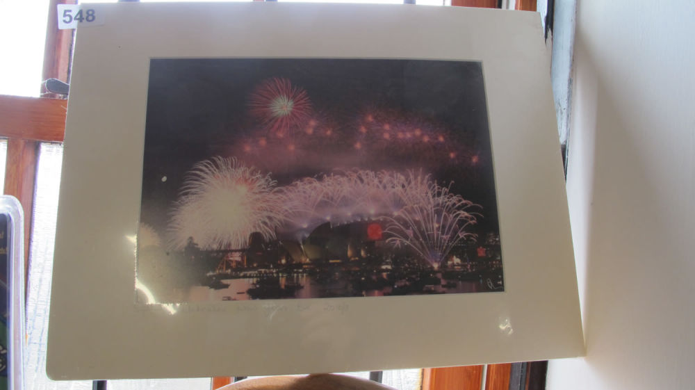 Lot 548: Presentation New Year celebration photograph