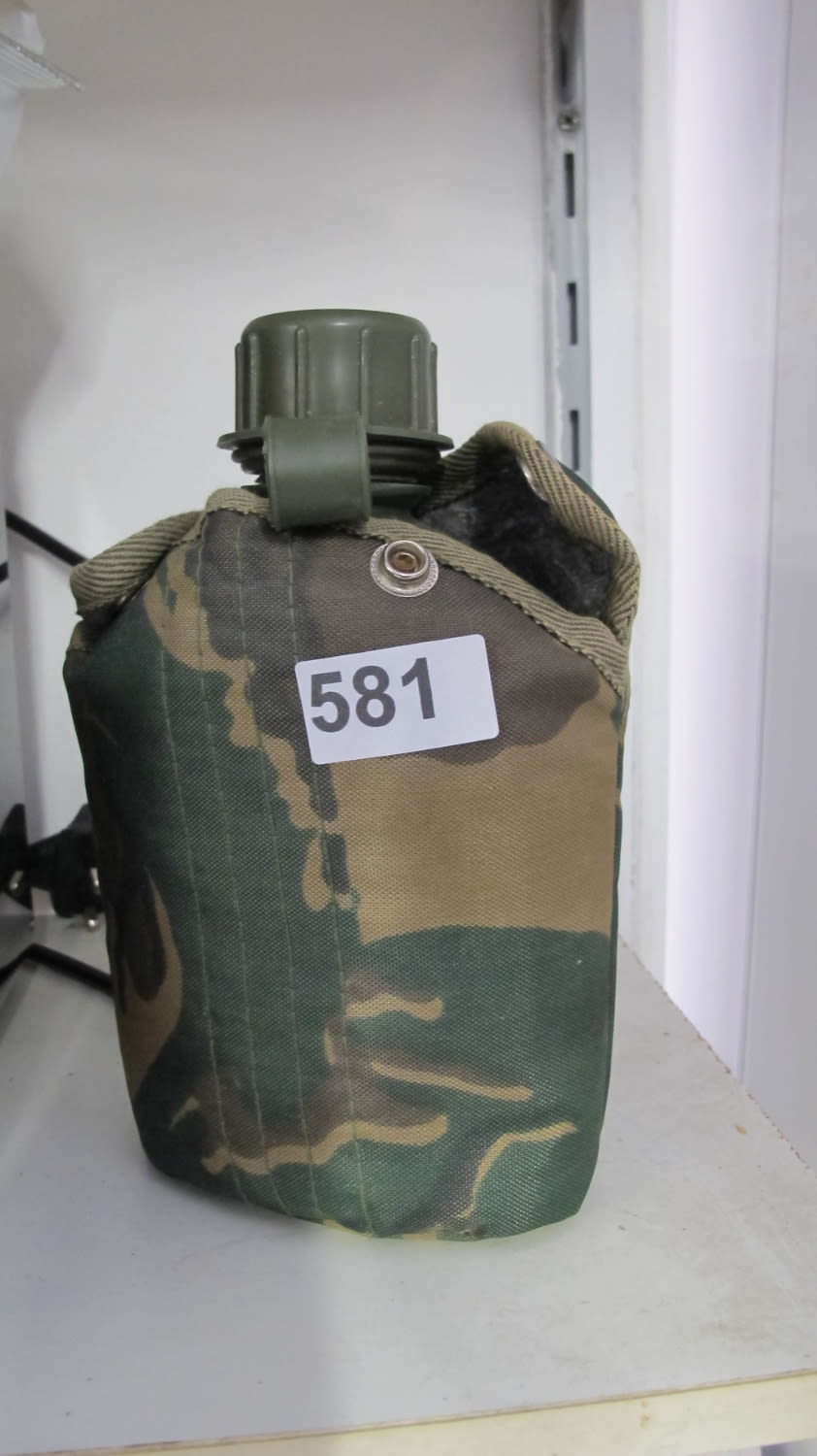 Lot 581: Camouflage water bottle