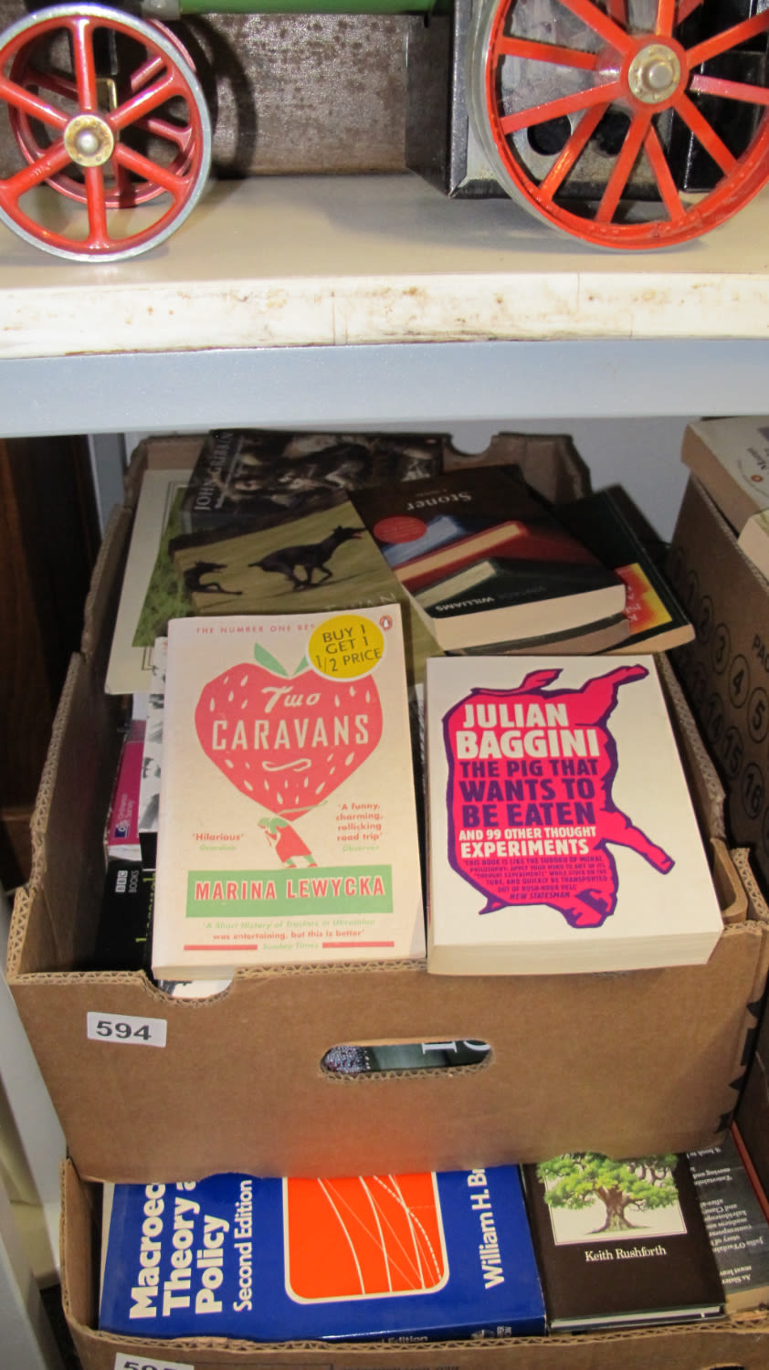 Lot 594: A box of books