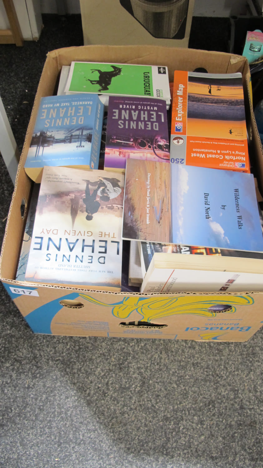 Lot 617: Box of Misc books