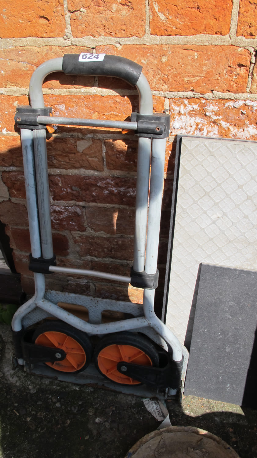 Lot 624: Trolley wheels