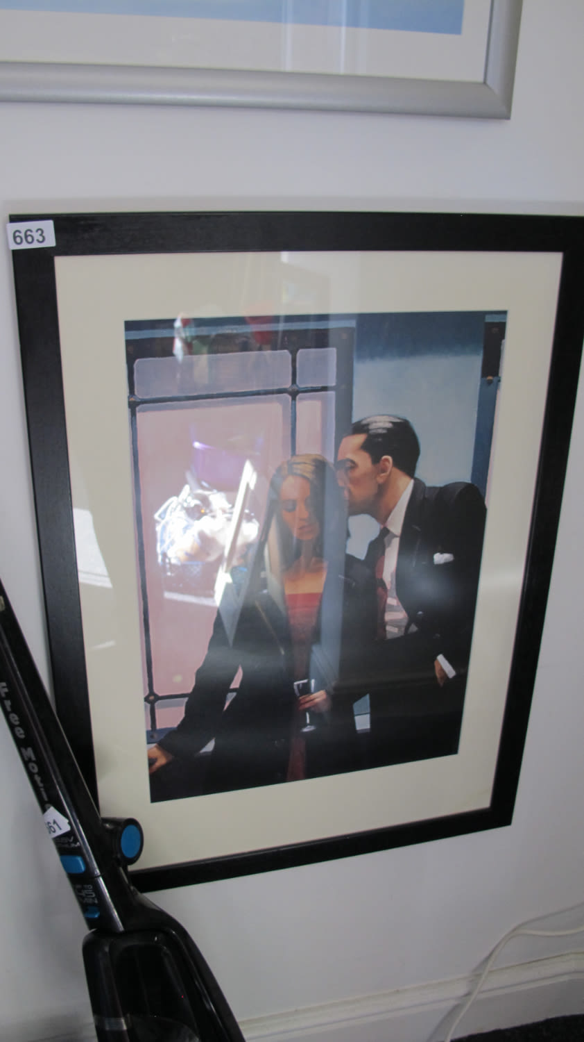 Lot 663: Framed and glazed Jack Vettriano print
