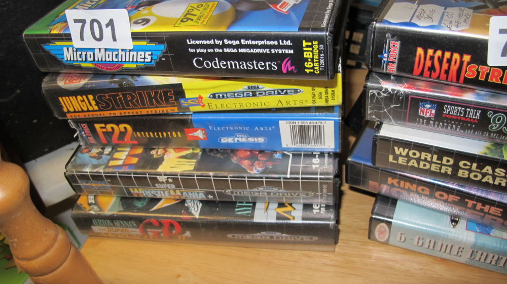 Lot 701: 5 Sega Mega Drive games