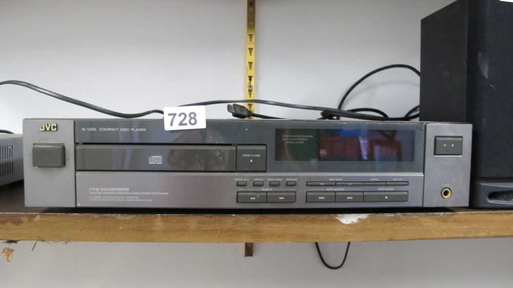 Lot 728: JVC XL-V235 Compact Disc CD Player