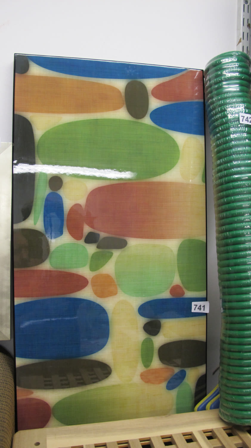 Lot 741: Abstract art work