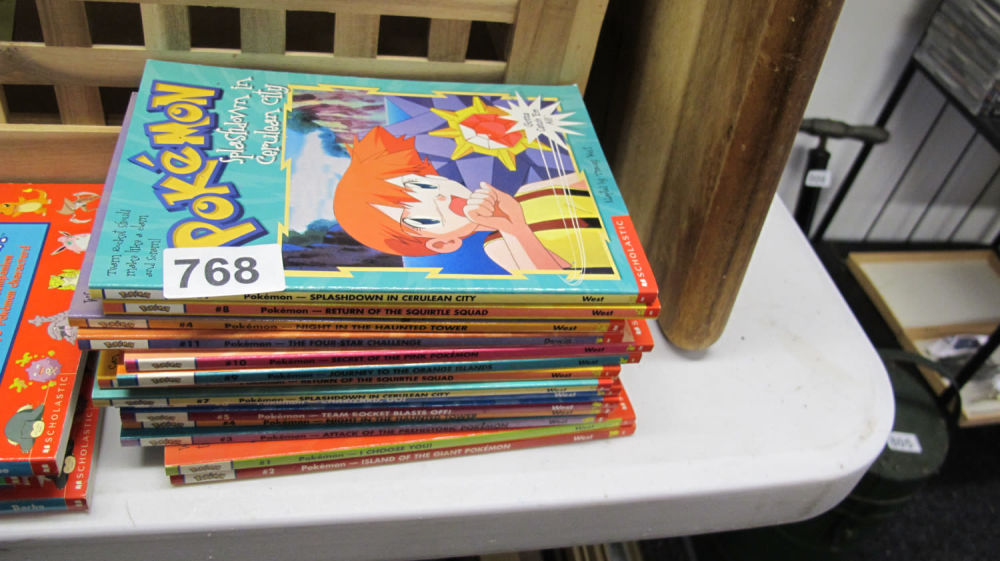 Lot 768: Vintage Pokemon books