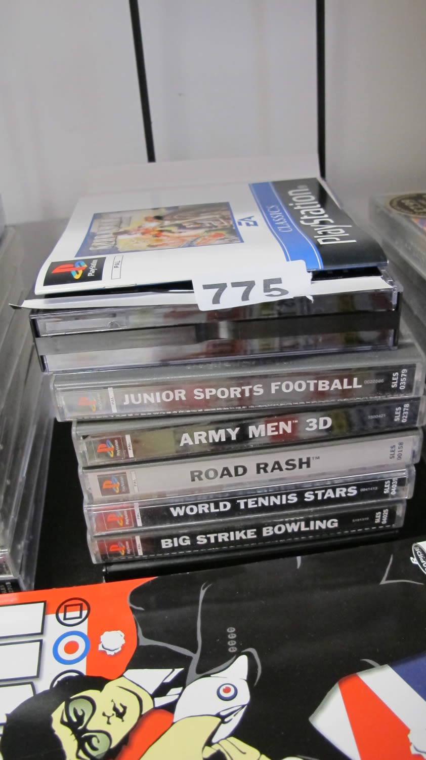 Lot 775: Playstation 1 games