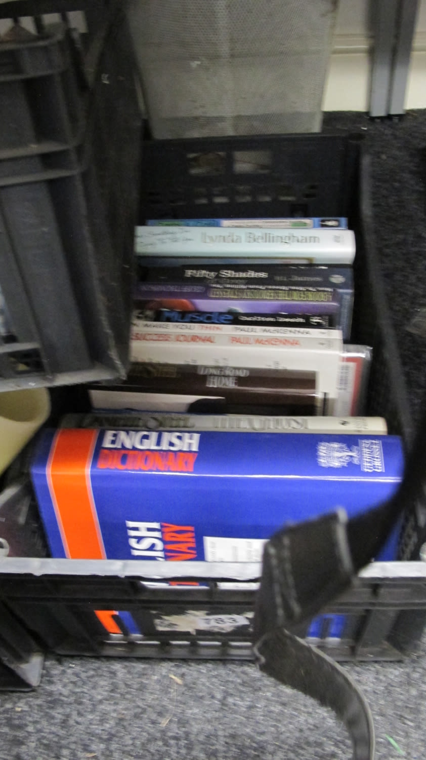 Lot 783: Box of books