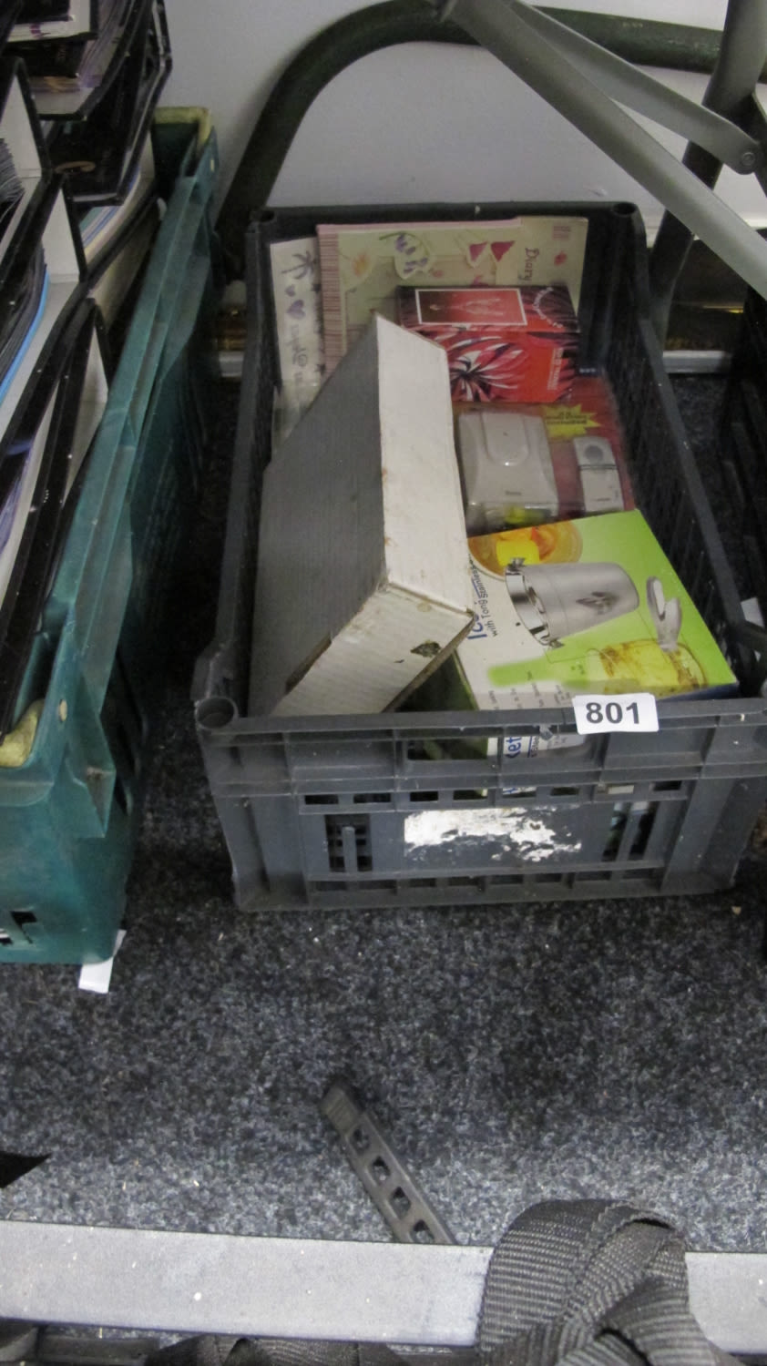 Lot 801: Box of misc