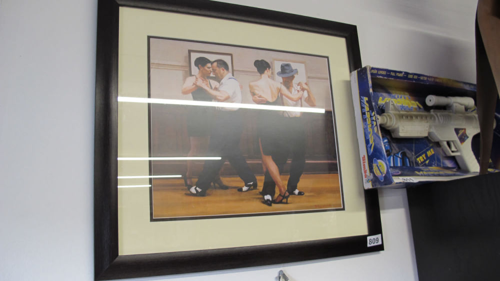 Lot 809: Framed and glazed Jack Vettriano print