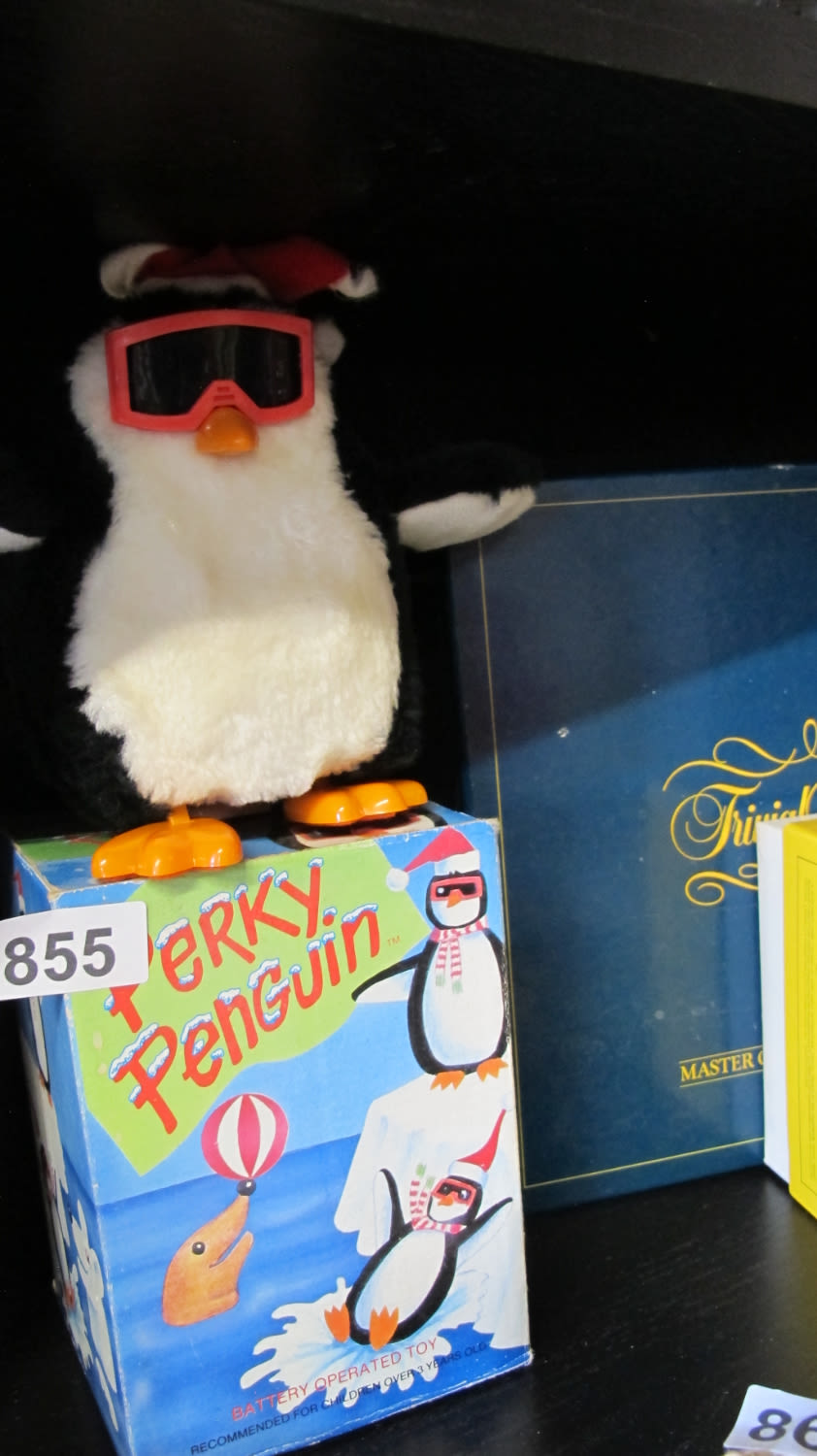 Lot 855: Brand new old stock Perky Penguin