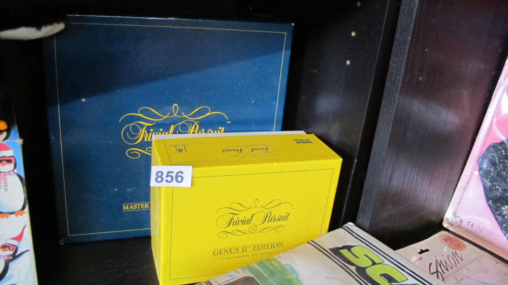 Lot 856: Trivial Pursuit games