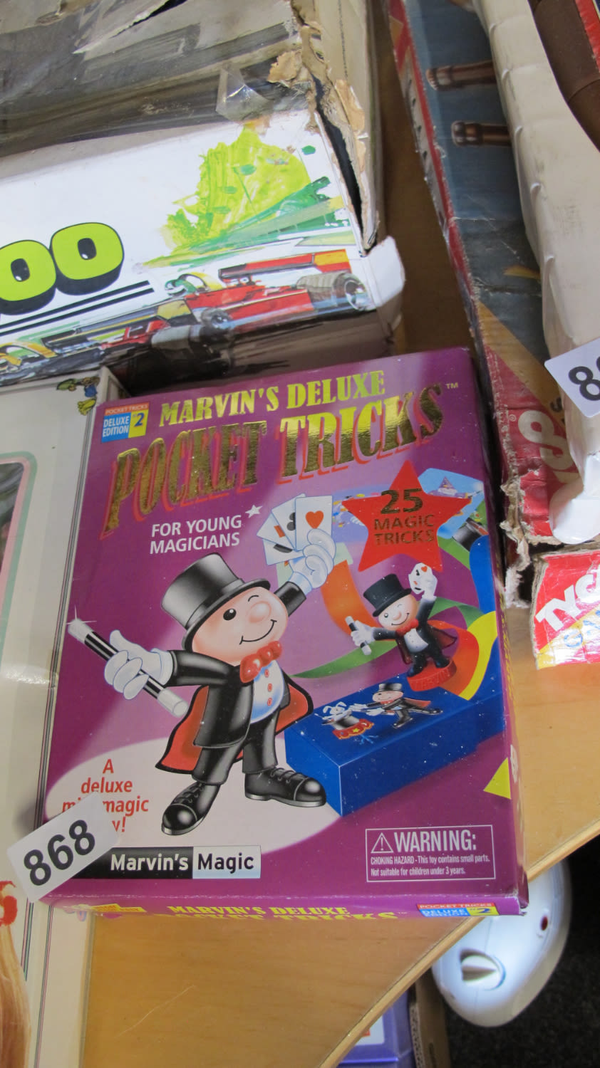 Lot 868: Brand new old stock Marvins Magic Pocket Tricks