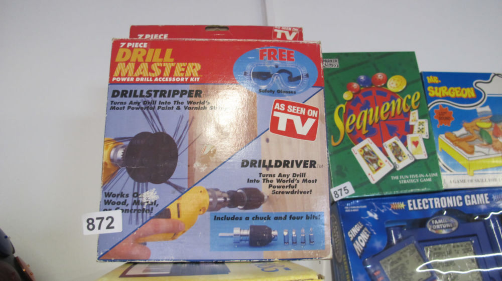 Lot 872: Brand new old stock 7 piece drillmaster