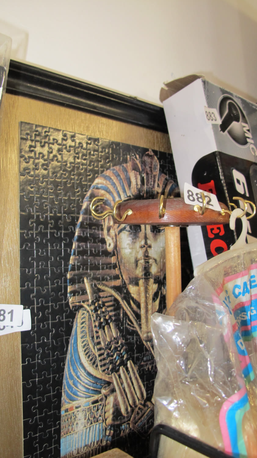 Lot 881: Framed Egyptian jigsaw